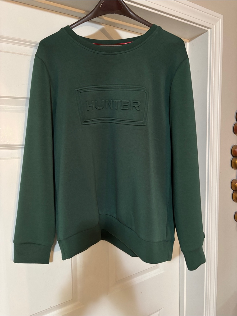 Hunter women’s  Forest Green Logo Sweatshirt xl
